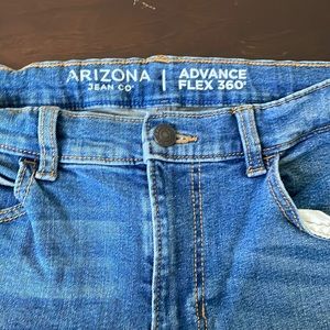 Kids jeans with spring to adjustable waist size